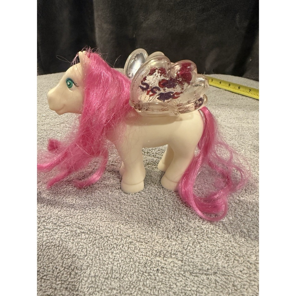 Vintage 1993‎ ERTL My Little Angel Pony Horse Dallas Water Filled Wings 90s Toy